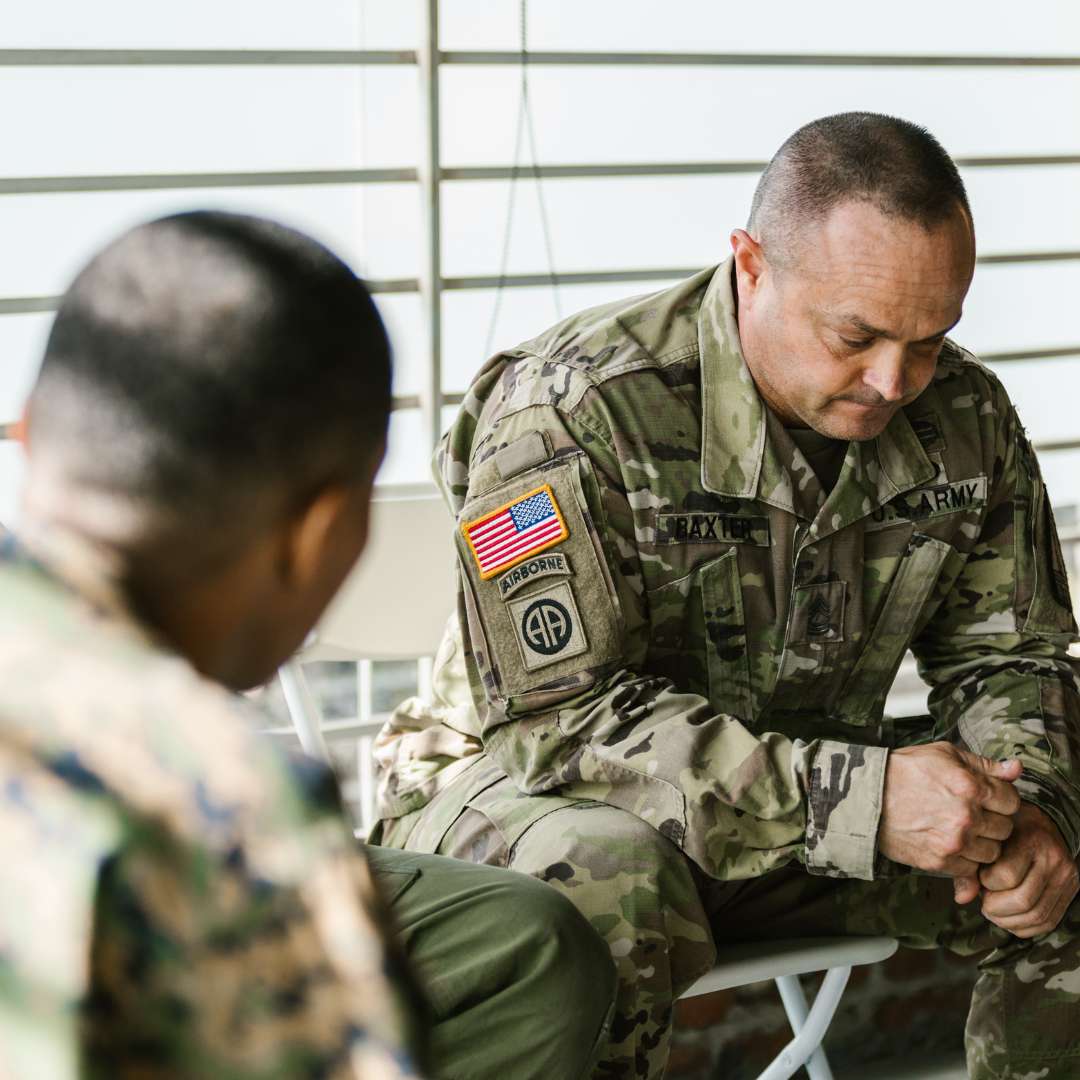 Treating PTSD and Addiction Disorders at Virtue At The Pointe Oregon Veteran Group Therapy